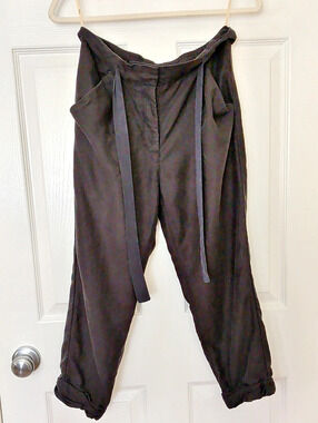 Wilfred Black Cropped Pants
